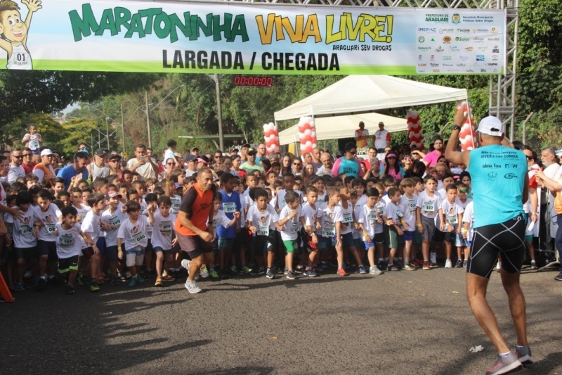 A Prefeitura de Araguari, através da Secretaria de Políticas Sobre Drogas continua com inscrições abertas aos interessados que queiram participar da “Maratoninha Viva Livre”.