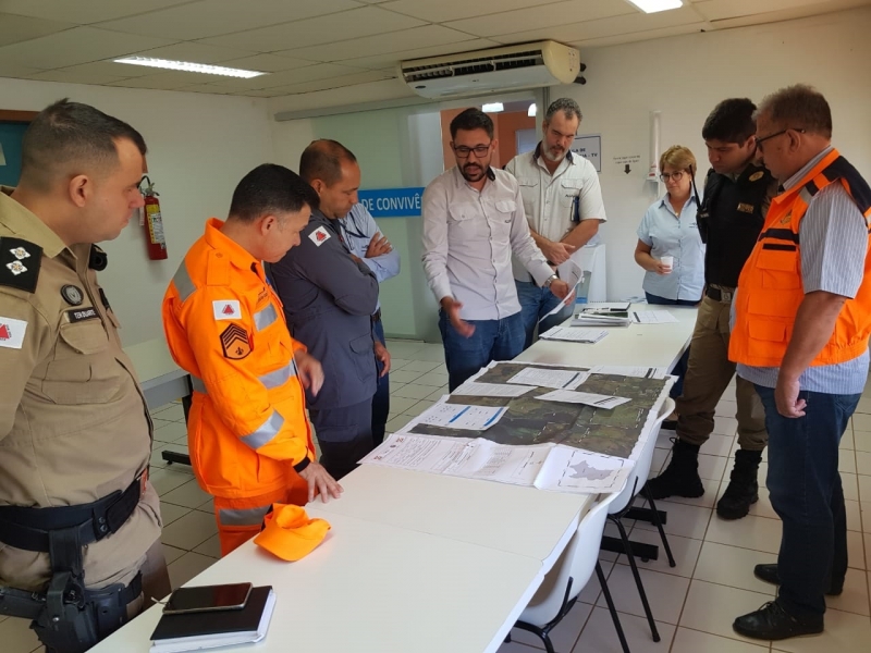 A Prefeitura de Araguari, através da Defesa Civil participou na manhã de hoje (16), de um treinamento específico simulado com diretores do Consórcio Capim Branco de Energia – CCBE.