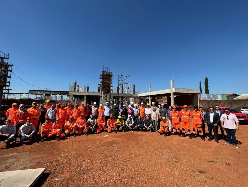 Bombeiros promovem visita técnica na obra de construção da nova sede da 2ª Companhia