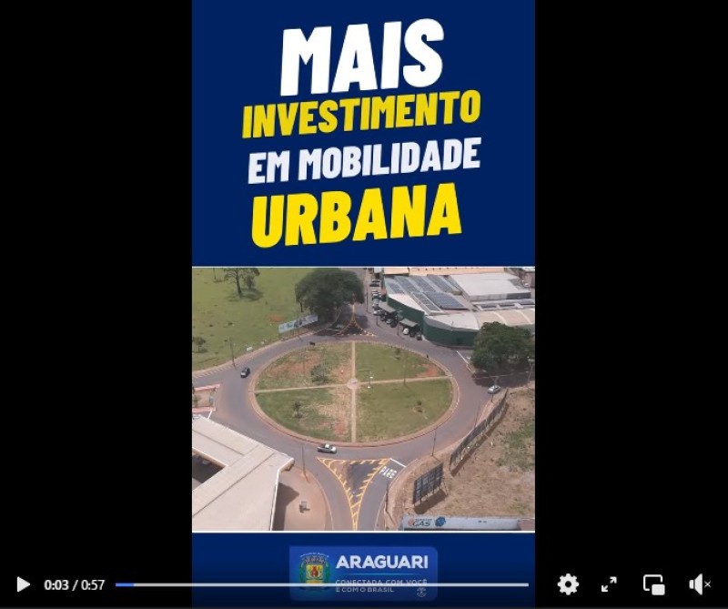 MAIS INVESTIMENTO E MOBILIDADE URBANA PARA NOSSA CIDADE