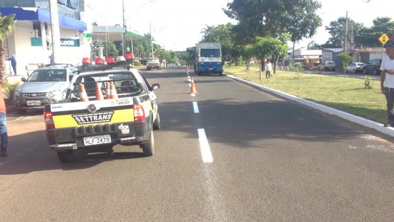 Pintura estratigráfica continua sendo reforçadas pela Prefeitura de Araguari