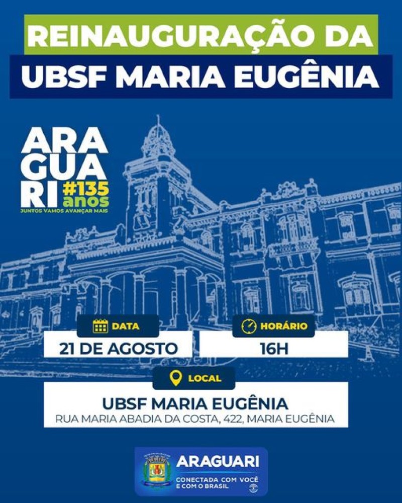 Prefeitura de Araguari: Convite 21 de agosto