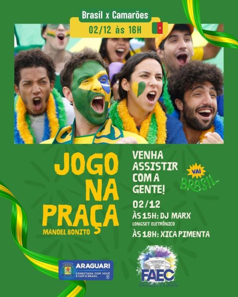 JOGO NA PRAÇA! 