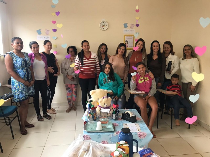 Prefeitura de Araguari realizou curso de gestantes no Bairro Independência