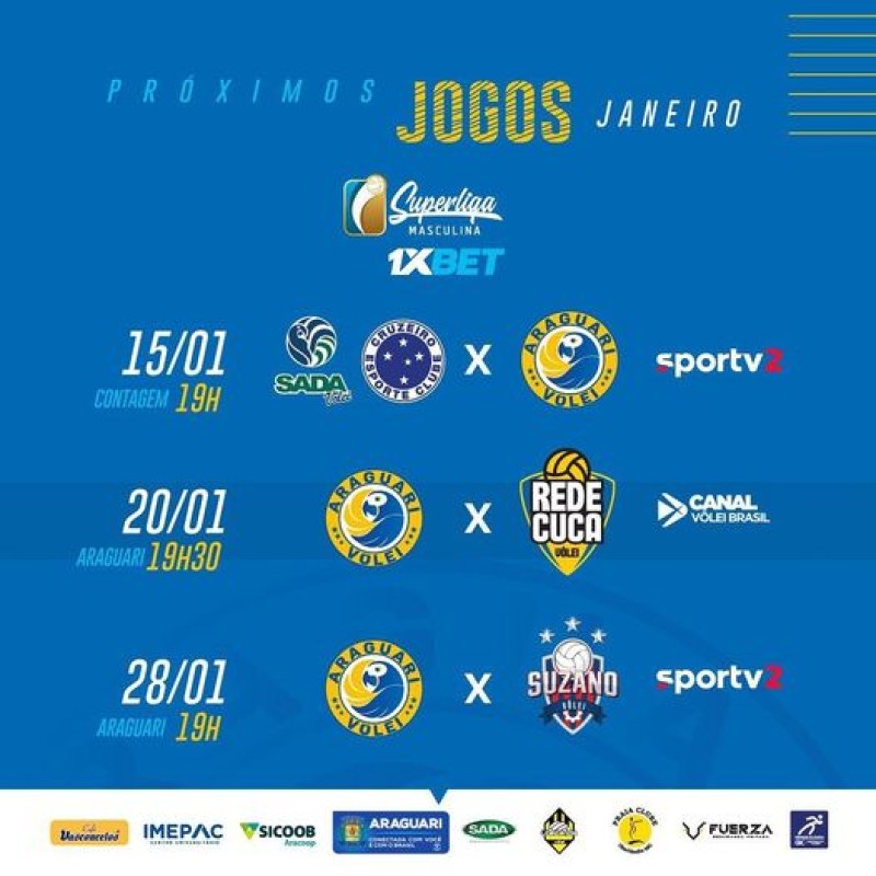 VÔLEI: Equipe araguarina se prepara para três jogos importantes