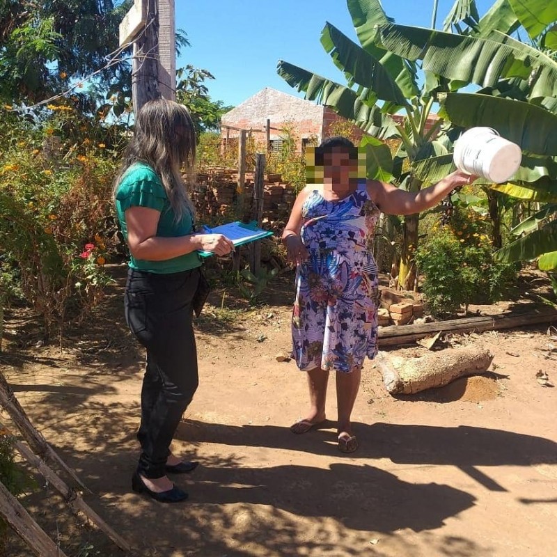 ACOLHIMENTO de famílias carentes da Zona rural de ARAGUARI