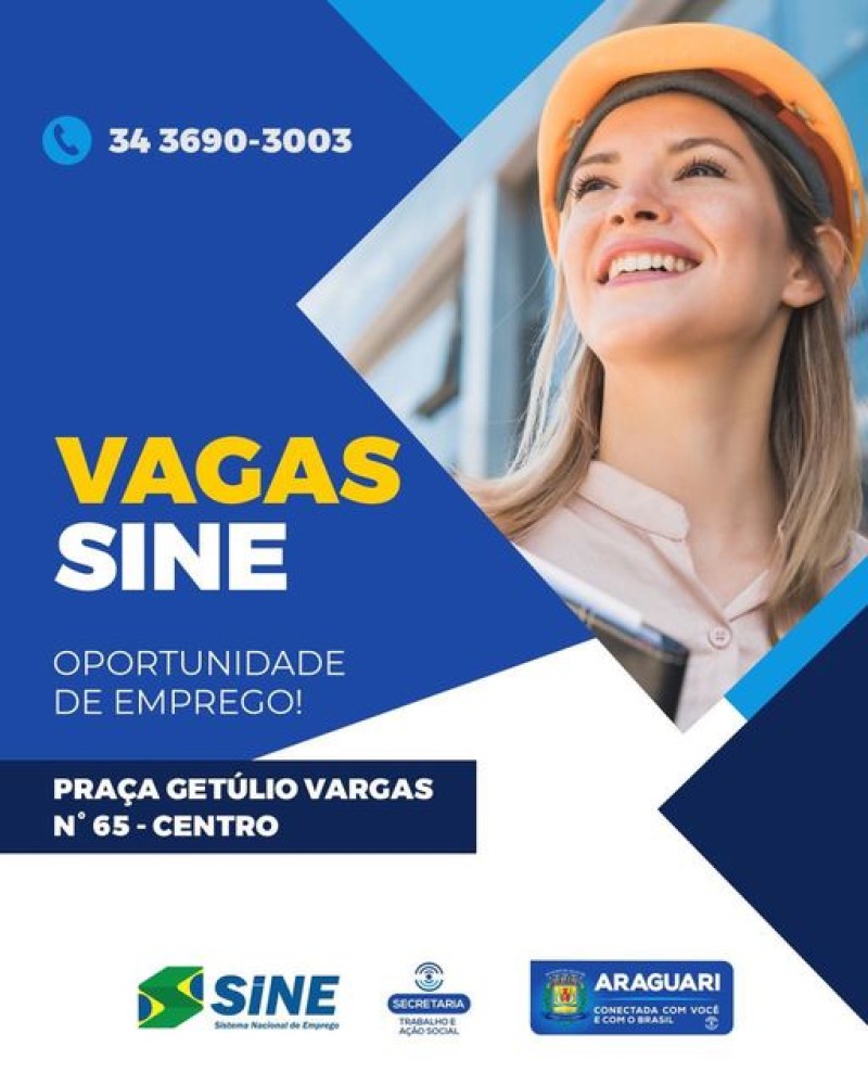 VAGAS SINE ARAGUARI-28/11/2022