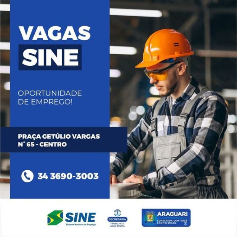 VAGAS SINE 21/12/2022