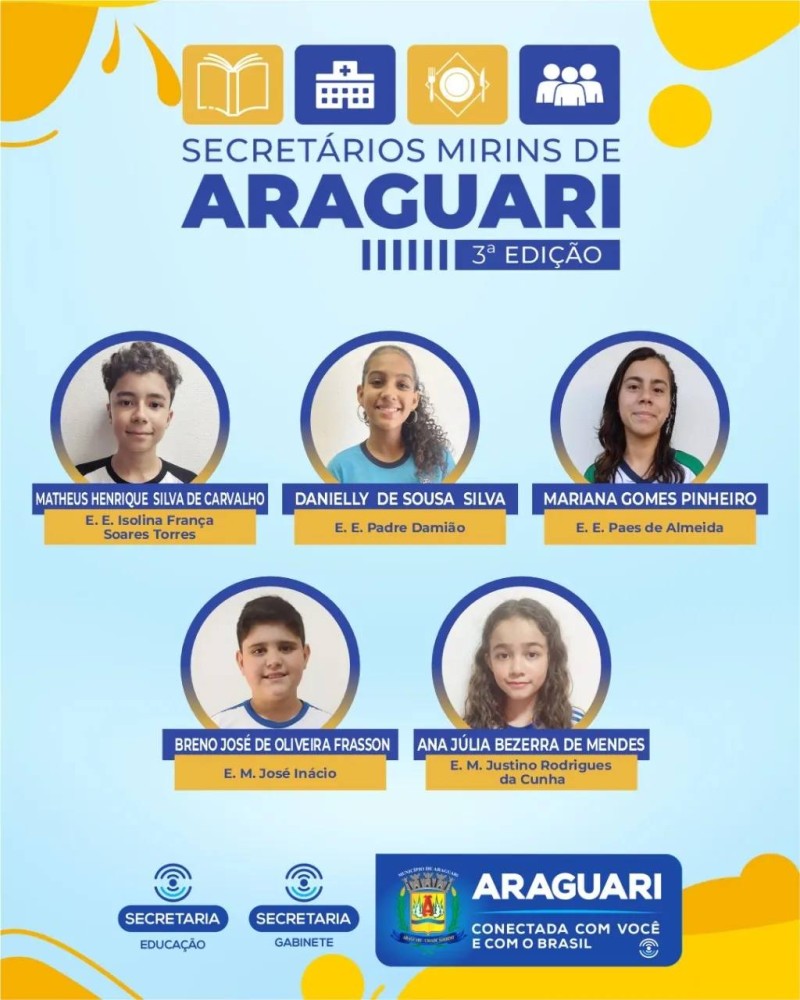 Eleição de Secretários Mirins