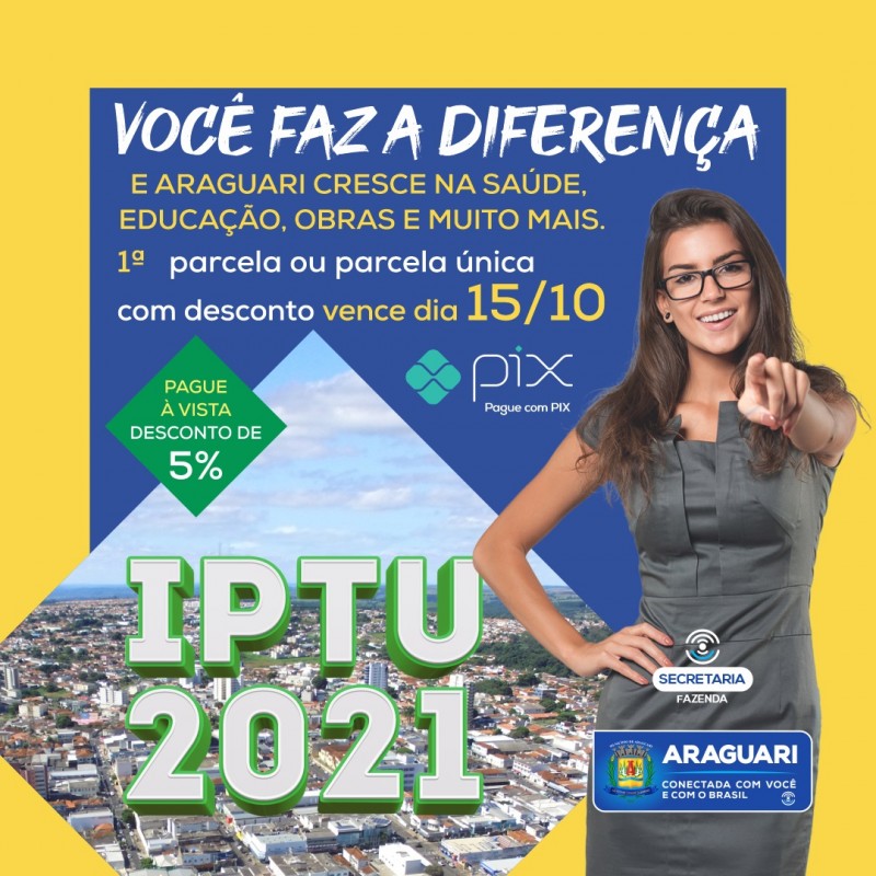 Carnês de IPTU começam a ser distribuídos no começo dessa semana