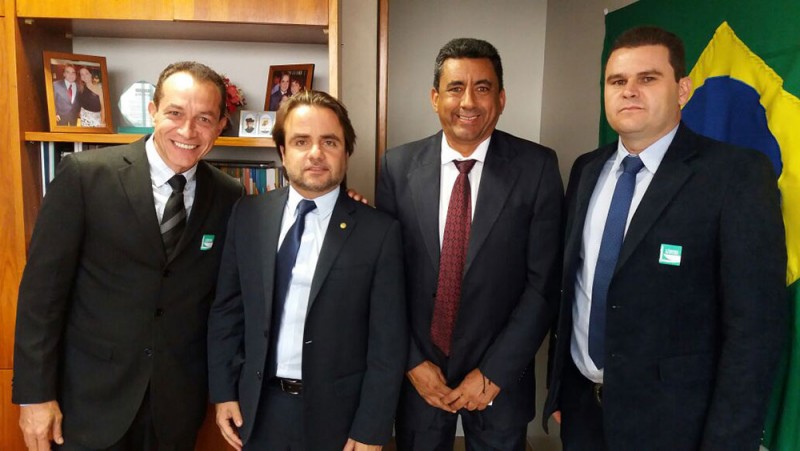 Deputado Federal Eros Biondini recebe Secretário de Políticas sobre Drogas de Araguari