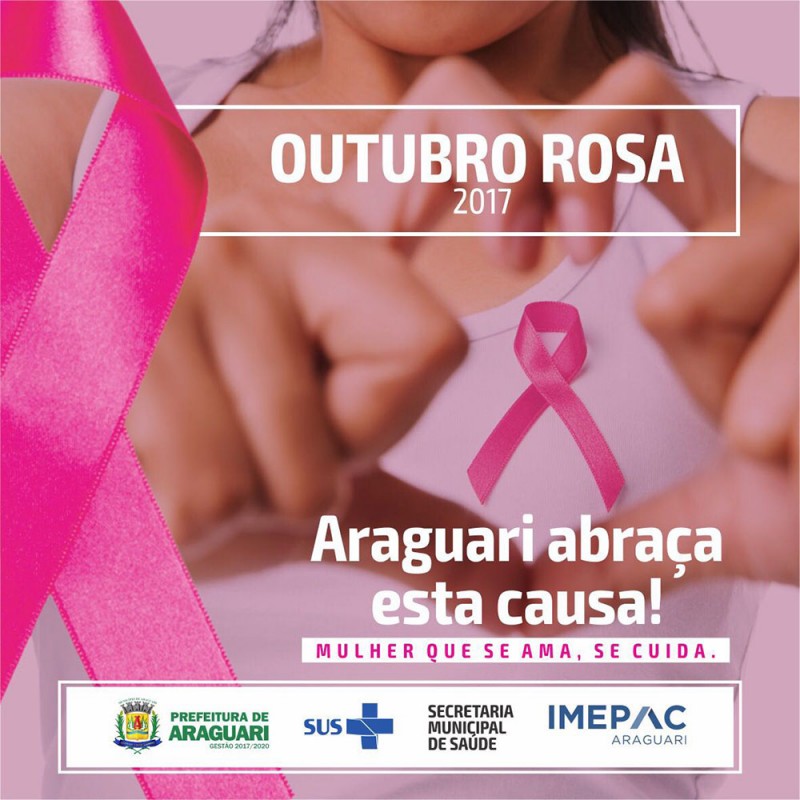 Prefeitura de Araguari adere à Campanha do ‘Outubro Rosa’