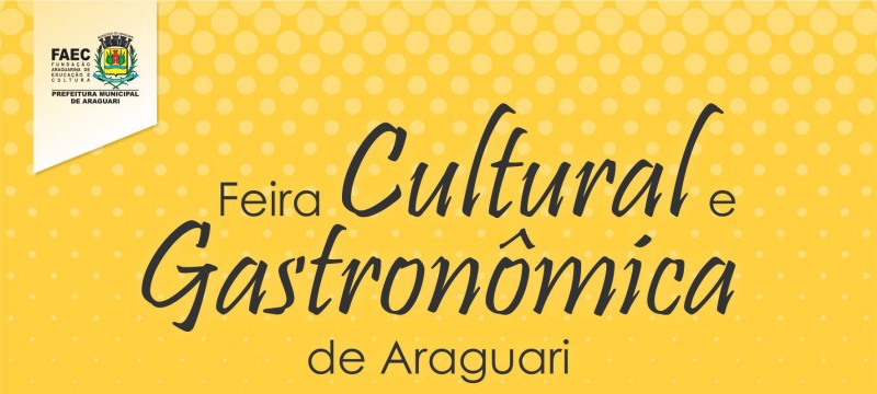 Feira Gastronômica Sabor Cultural acontecerá quinta e sexta-feira