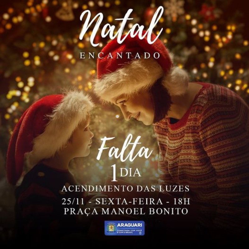 NATAL ENCANTADO, ESTÁ CHEGANDO O DIA