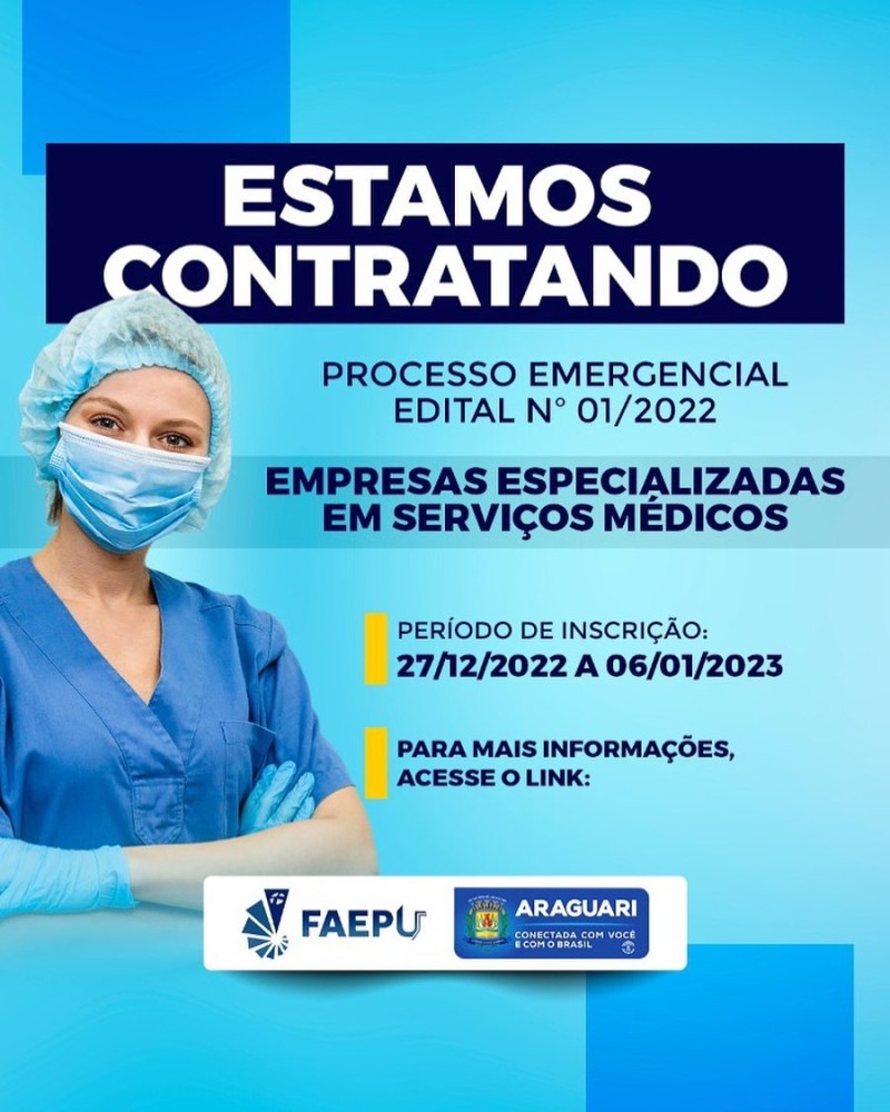 O novo edital para o Processo seletivo simplificado já está disponível.
