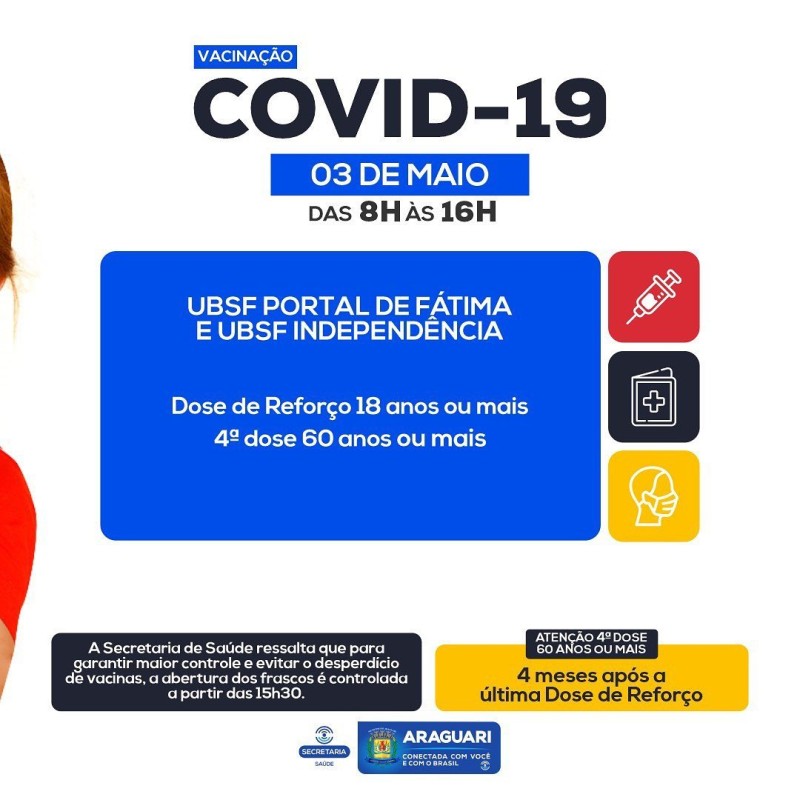 Vacinação 03 de Maio