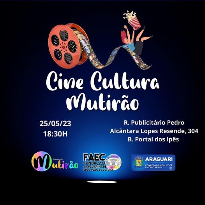 Cinema• CINE CULTURA MUTIRÃO