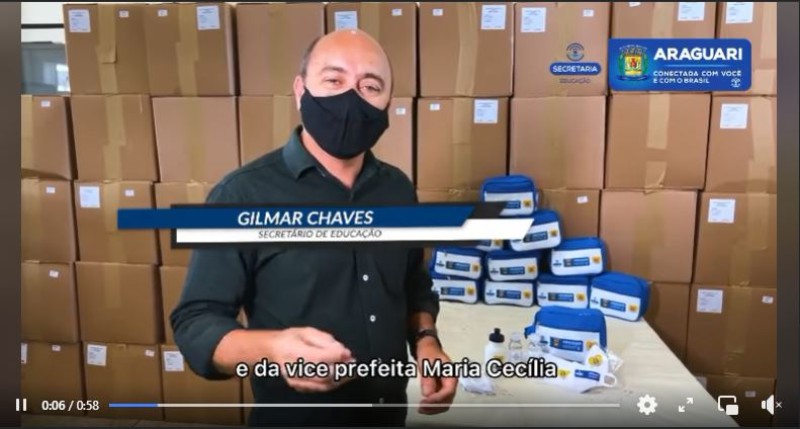 Volta às aulas com total segurança em Araguari.