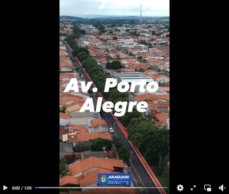 Ciclovia leva segurança para os usuários da avenida Porto Alegre no bairro Millenium