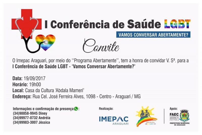 1ª Conferência LGBT acontece em Araguari