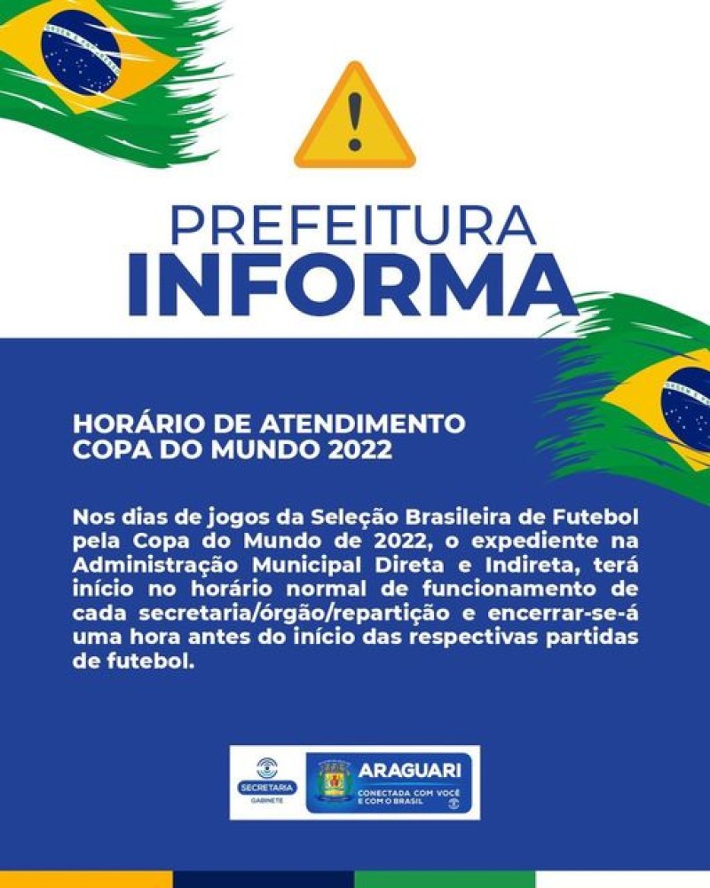 Prefeitura de Araguari informa