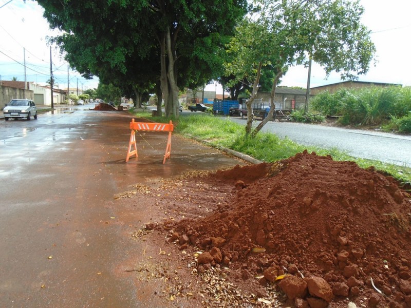 Prefeitura de Araguari está finalizando as obras na rede pluvial do bairro Millenium