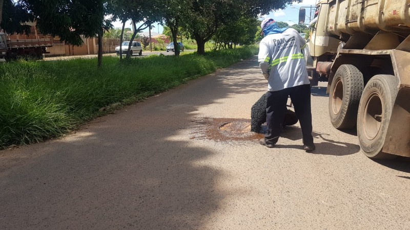 Prefeitura de Araguari informa sobre os serviços da Operação Tapa-buracos na cidade