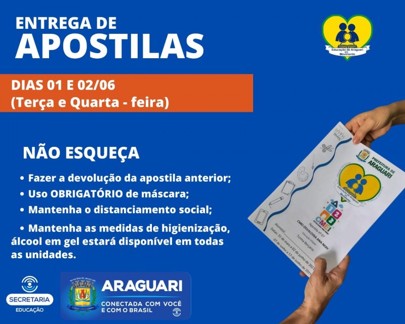 Entrega de Apostilas