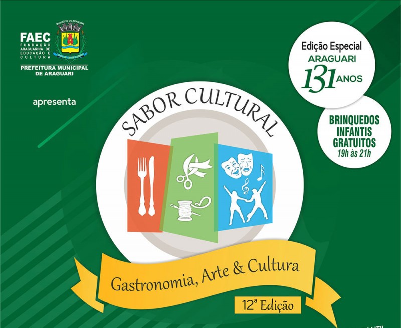 Feira Sabor Cultural terá edição especial em comemoração ao aniversário de Araguari