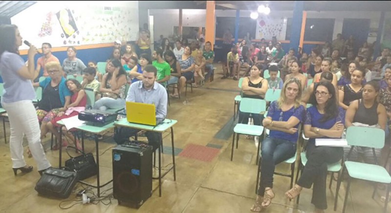 Secretaria de Políticas Sobre Drogas ministra palestra para alunos do CEM Neusa Rodrigues