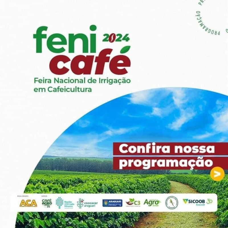 Eventos da Café Agro 2024 começam a partir de hoje com a abertura da Fenicafé