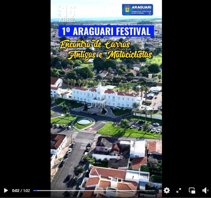 Festival de Carros Antigos movimenta o domingo em Araguari 