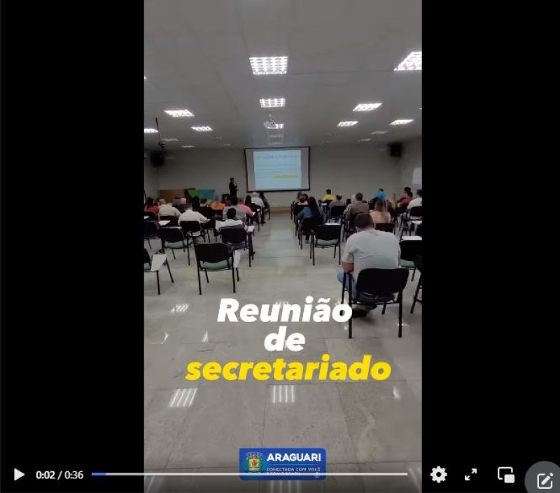 Prefeito Renato Carvalho se reúne com sua equipe do Primeiro Escalão