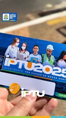 Prefeitura de Araguari inicia entrega dos carnês do IPTU 2025 nas residências. Recurso arrecadado é fundamental para obras e melhorias na cidade. Não deixe de pagar e contribuir para o desenvolvimento de Araguari. #IPTU2025 #InvestimentoPúblico #Araguari
