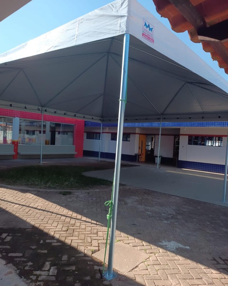 Educação de Araguari em Movimento: Unidades educacionais recebem tendas