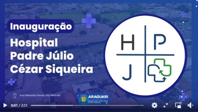 Hospital Padre Júlio - Qualidade na saúde para o nosso povo!