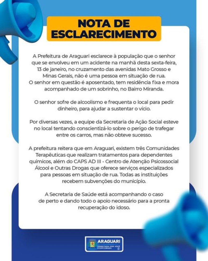 NOTA DE ESCLARECIMENTO