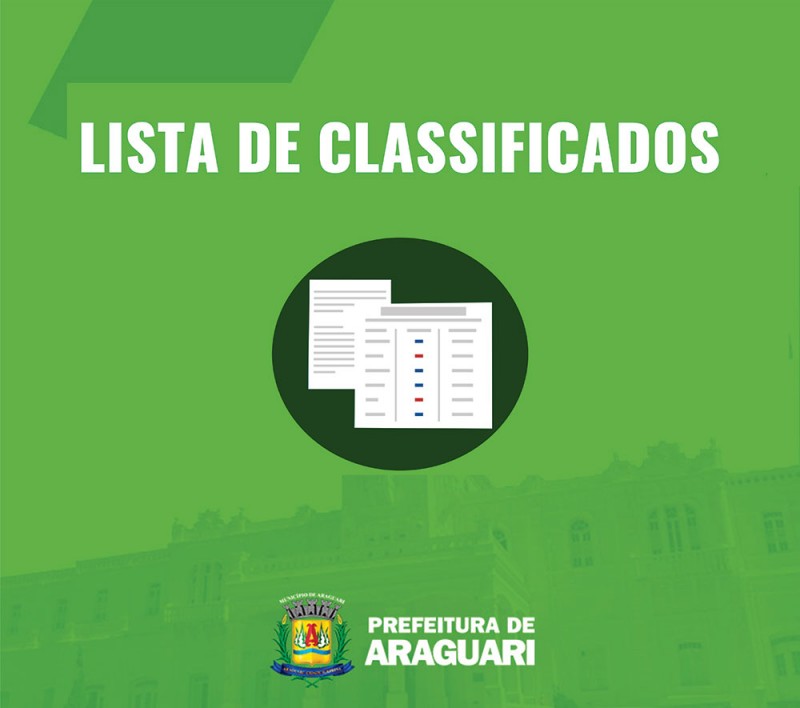 Prefeitura de Araguari divulga lista de classificados no Processo Seletivo de Médicos