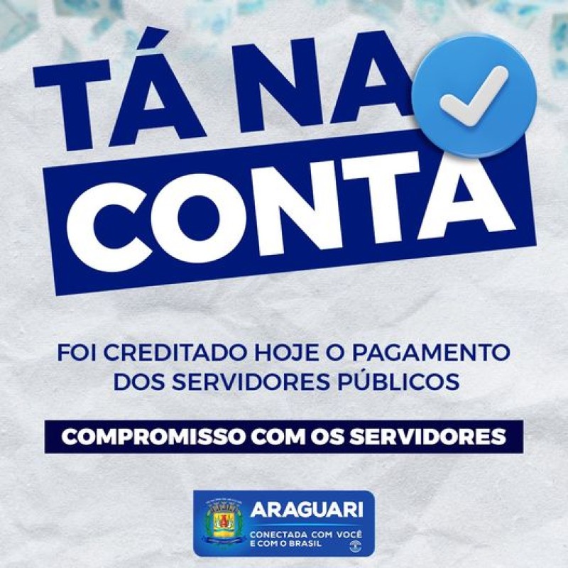 Na conta!