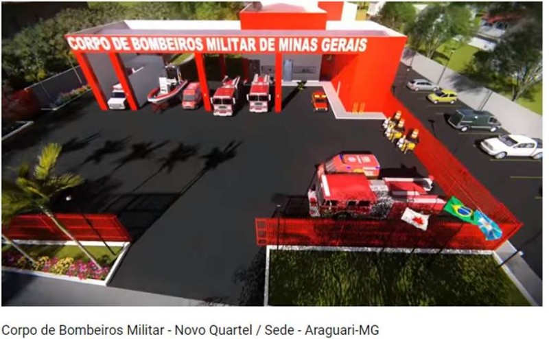 Prefeitura de Araguari irá isentar de taxas obras de construção da sede própria da 2ª Companhia de Bombeiros Militar no município