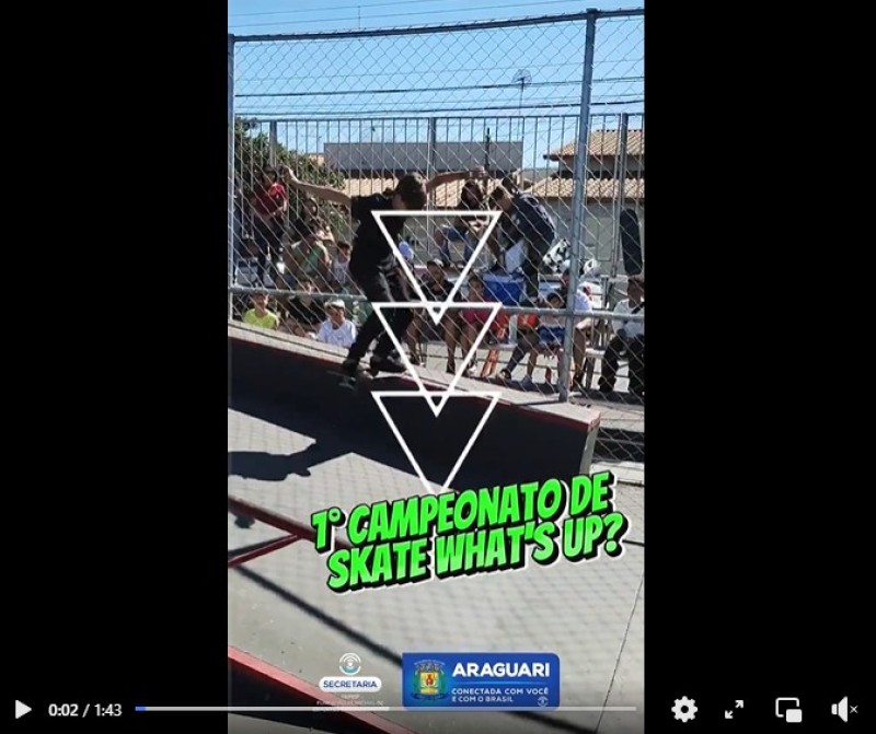 1º Campeonato de Skate What’s UP