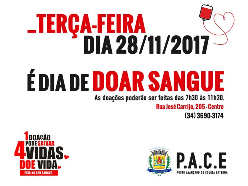 Prefeitura de Araguari realiza campanha para doação de sangue