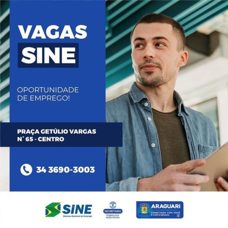 VAGAS SINE 29/12/2022