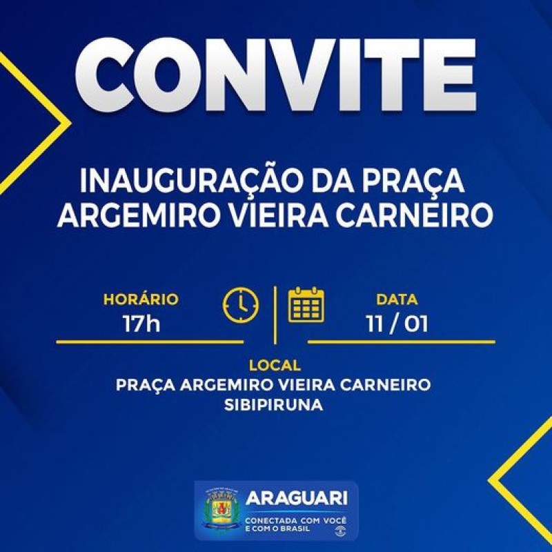 Prefeitura de Araguari: Convite