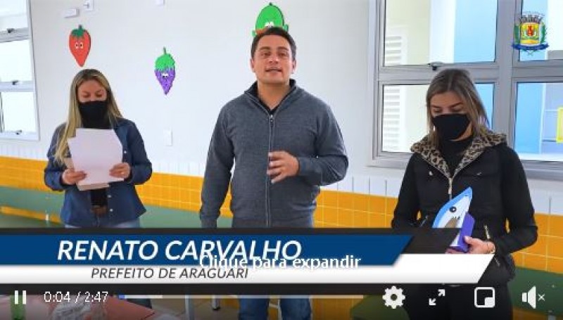 ENTREGA DE KITS continua nas escolas municipais e CMEIs de ARAGUARI 