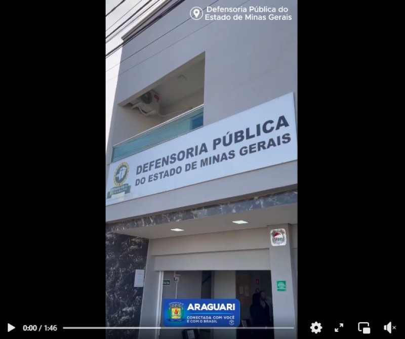 Defensoria Pública está em novas instalações com apoio importante da prefeitura de Araguari