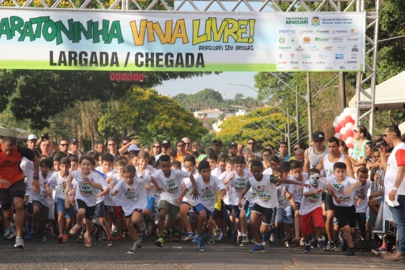 Prefeitura adia o período de inscrições para a 6ª Maratoninha Viva Livre