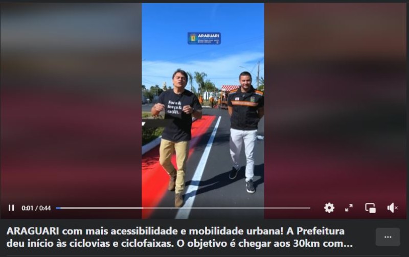 ARAGUARI com mais acessibilidade e mobilidade urbana!