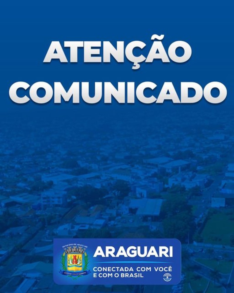Prefeitura Municipal de Araguari emite nota após homem ser encontrado morto.