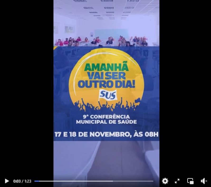 9ª Conferência Municipal de Saúde discutiu temas importantes do Sistema Único de Saúde